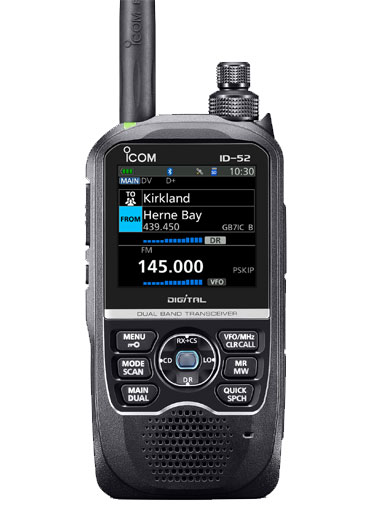 ID-52E VHF/UHF Dual Band Amatör El Telsizi